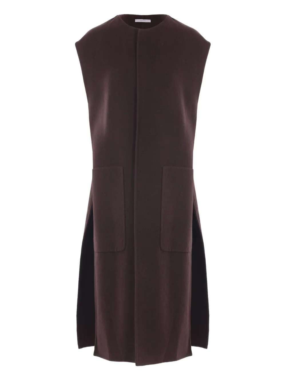 Dusan sleeveless patch-pocket dress | Brown | Image 1