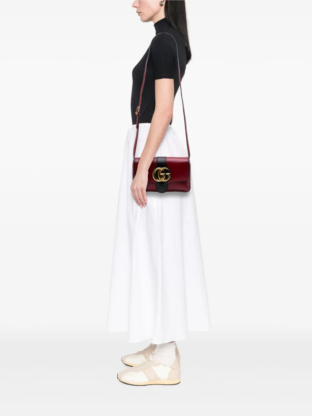 Gucci Pre-Owned 2016-2025 Small Bicolor Leather Arli crossbody bag | Pre-Owned | Image 2