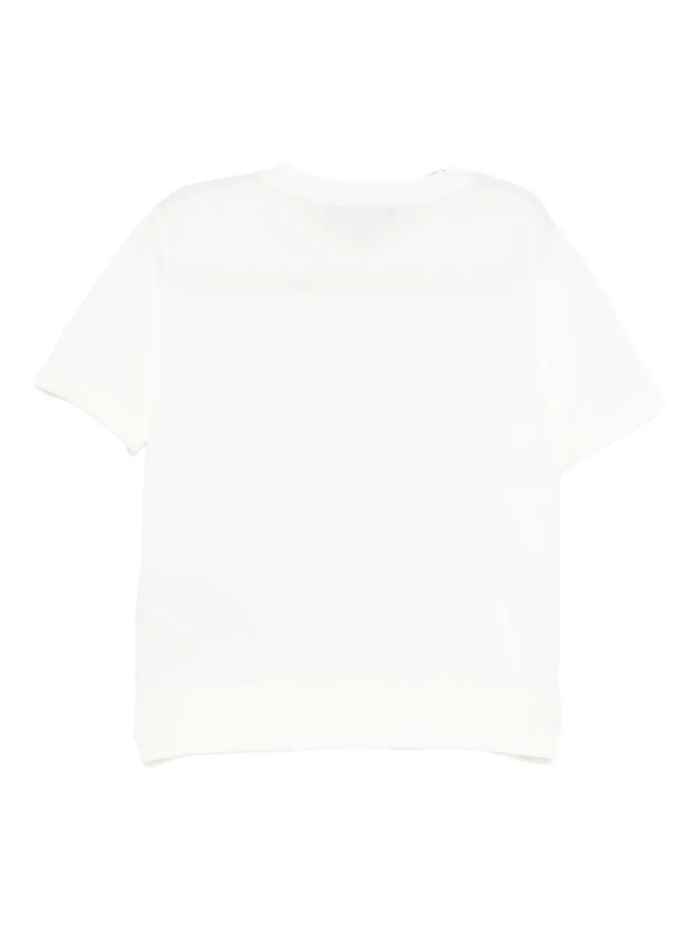Emporio Armani Eagle-logo Short-sleeve T-shirt In White