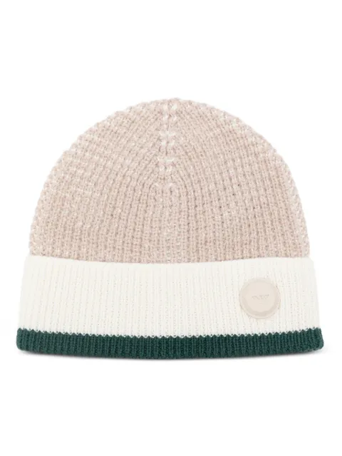 Emporio Armani Kids knitted beanie hat