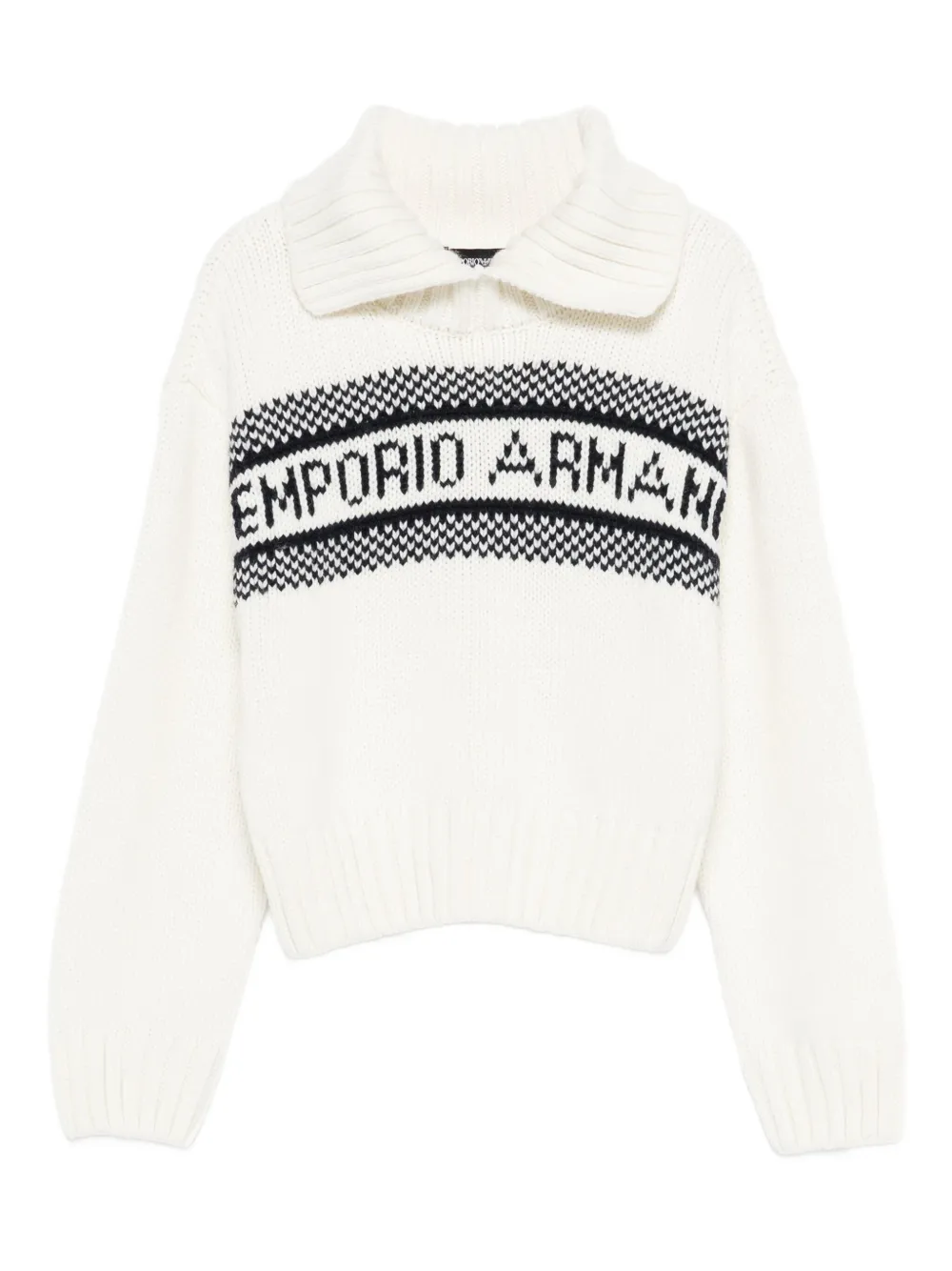 Emporio Armani Kids logo-embellishment polo shirt | White | Image 1