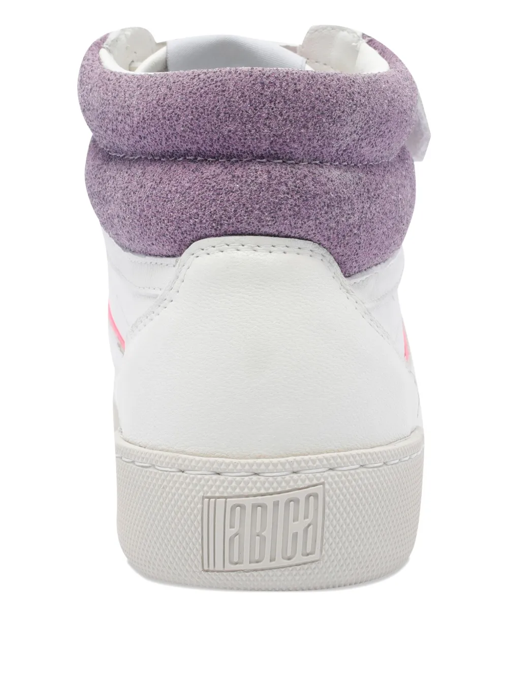 ABICA touch-strap high-top sneakers White