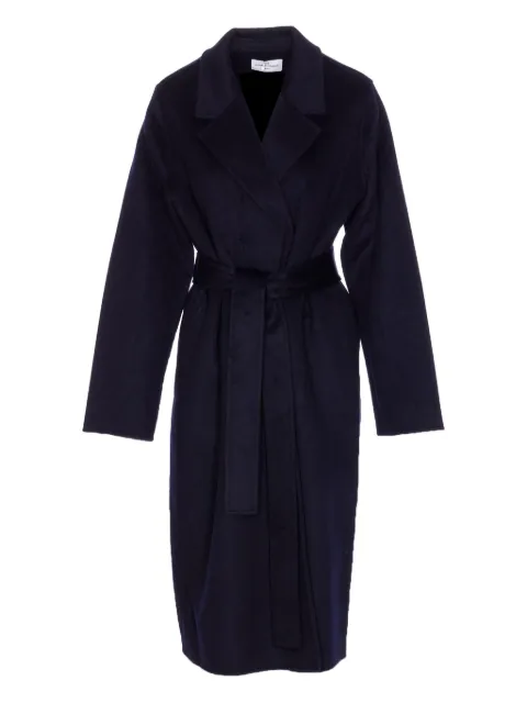THE DYNAMIS STUDIO double-breasted belted coat
