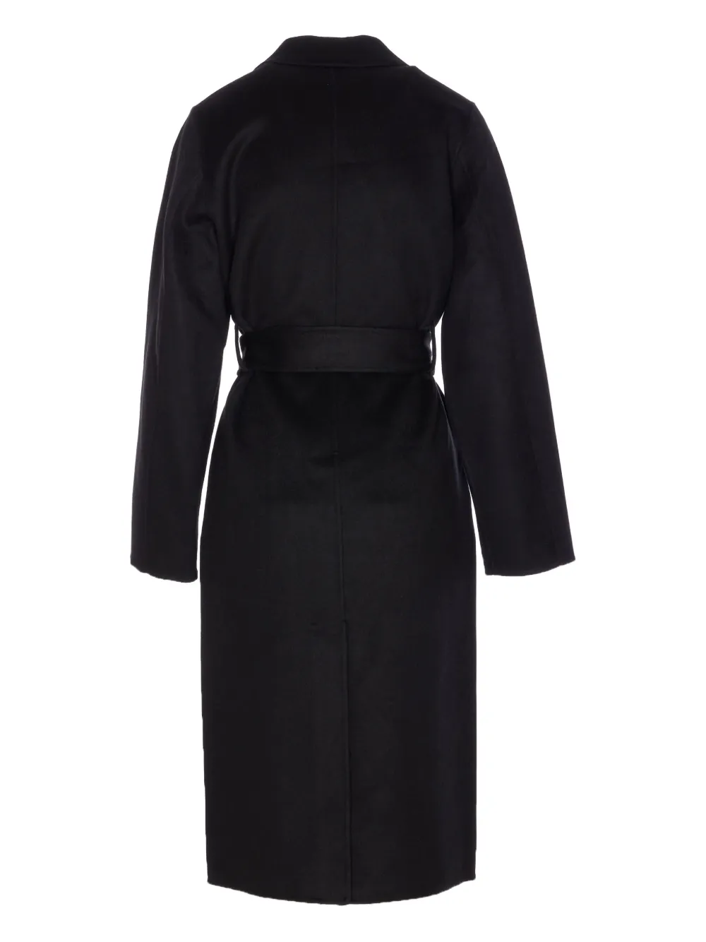 THE DYNAMIS STUDIO double-breasted belted coat - ブラック THE DYNAMIS STUDIO double-breasted belted coat - ブラック