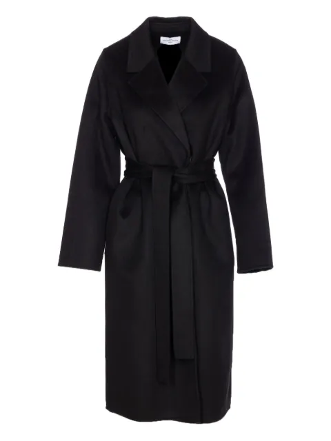 THE DYNAMIS STUDIO double-breasted belted coat