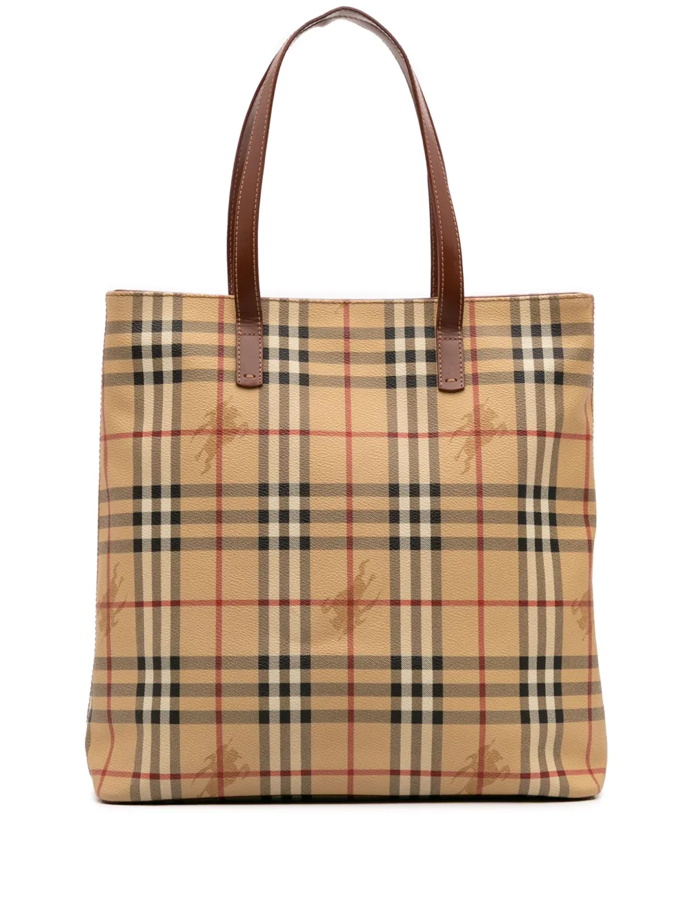 Burberry Pre-Owned sac à main à motif Haymarket Check (2000-2007) | marron | Image 1