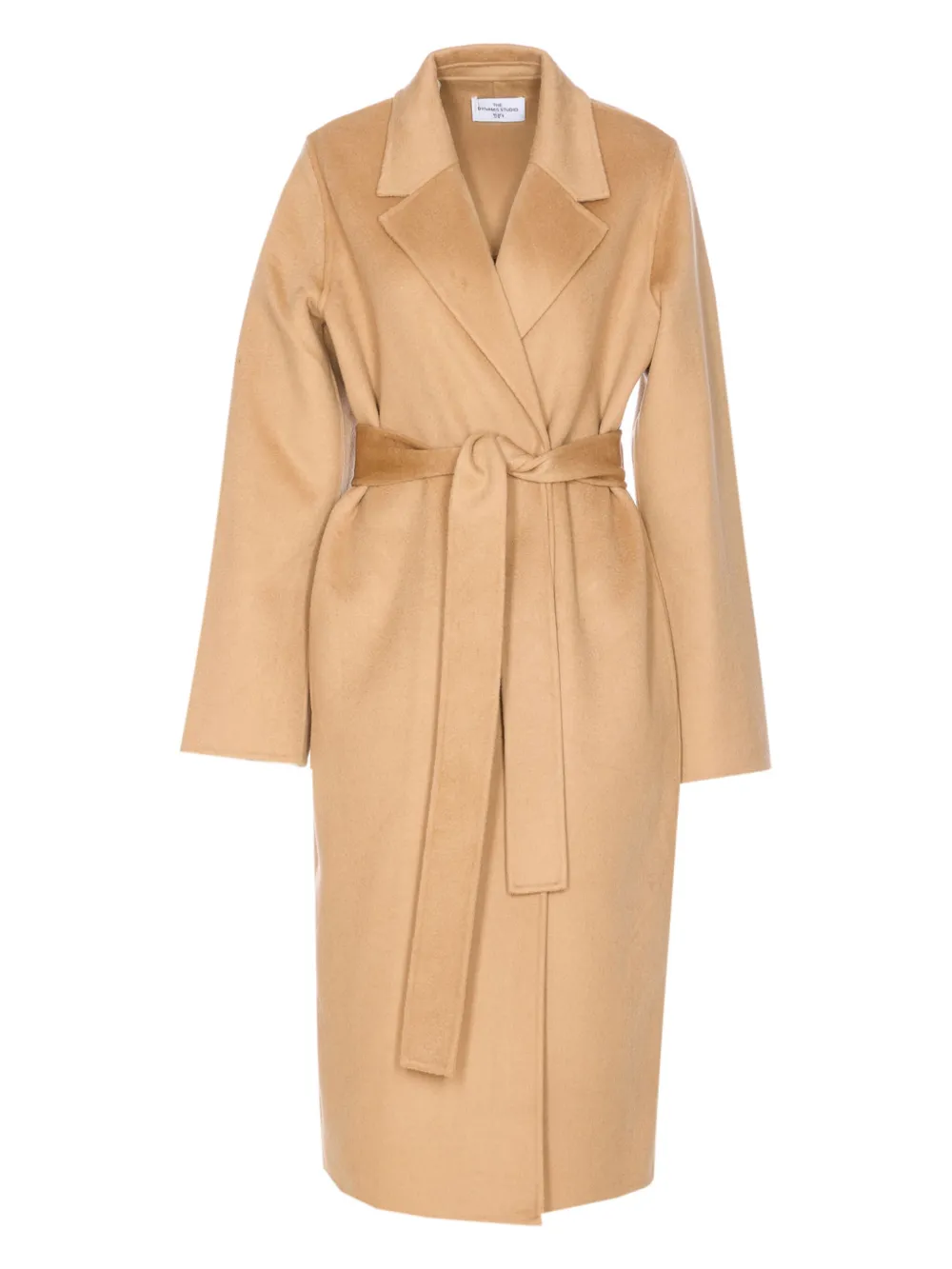 THE DYNAMIS STUDIO belted double-breasted coat | Neutrals | Image 1