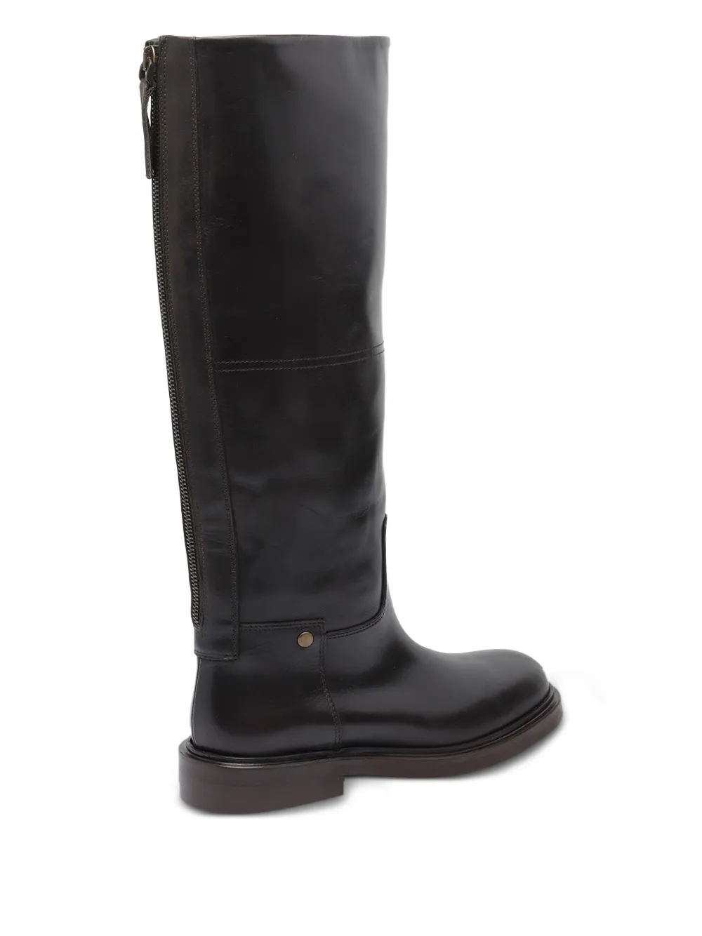  Poeve Leather Boots - Brown 