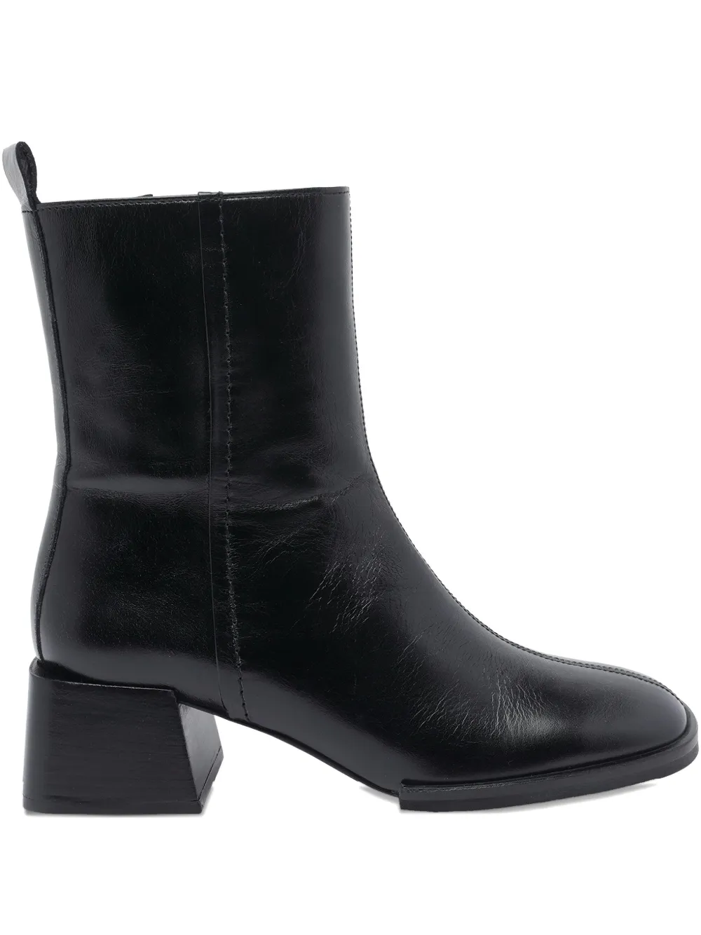 Poeve 50mm Leather Boots In Black