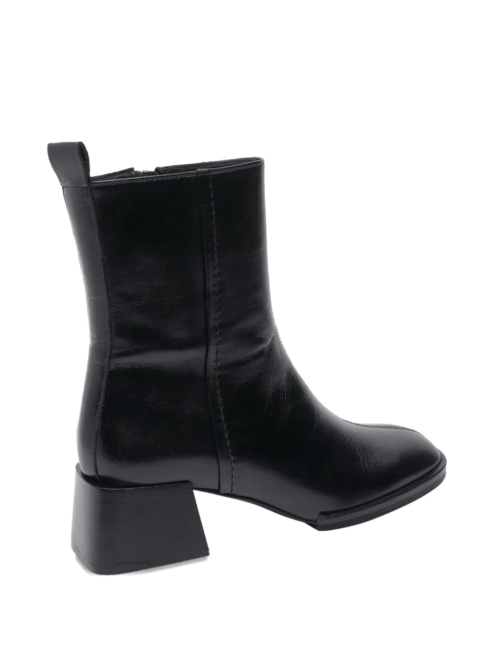 Poeve 50mm Leather Boots In Black