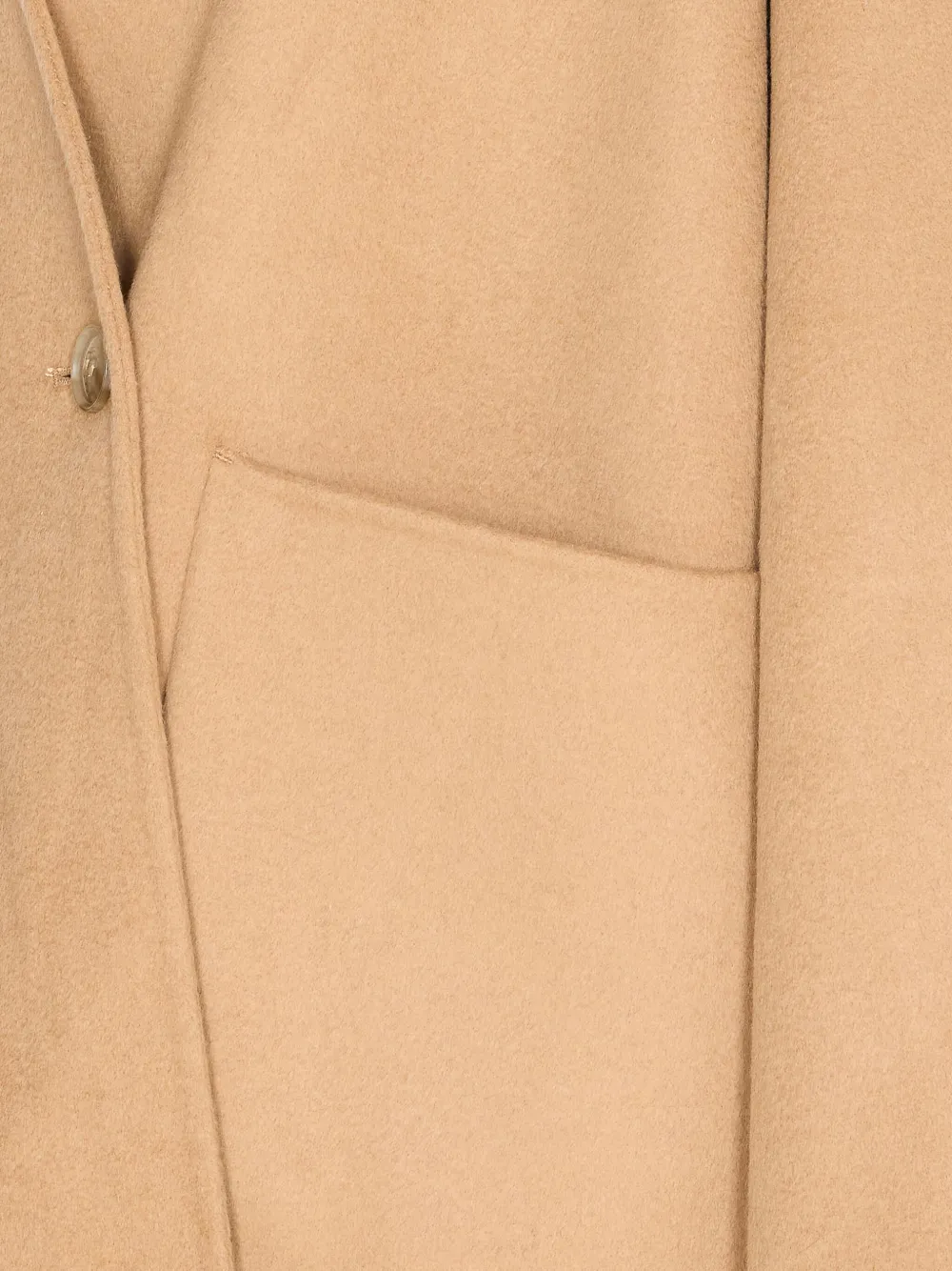 THE DYNAMIS STUDIO fringed-hem V-neck coat | Single Breasted Coats | Image 2