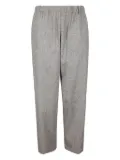 Cini elasticated-waist trousers - Grey