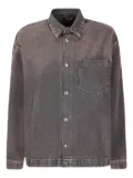 7 For All Mankind patch-pocket denim shirt jacket - Grey