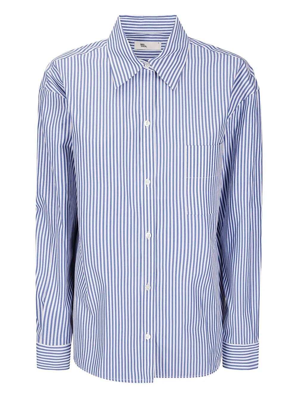 Sibel Saral striped long-sleeve shirt | Blue | Image 1