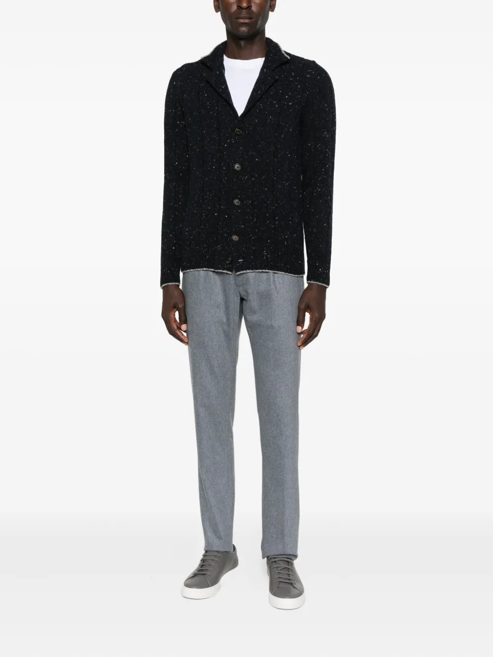 Eleventy speckled button cardigan | Cardigans | Image 2