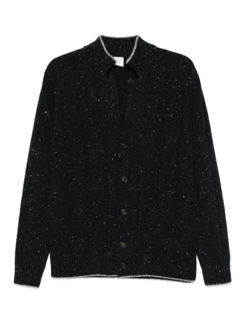 Eleventy speckled button cardigan