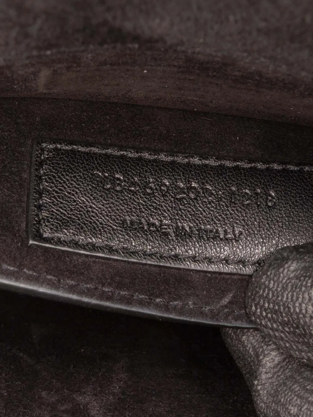 Pre-owned Saint Laurent 2018 Medium Leather Monogram Sunset Braided Strap Crossbody Bag In Black