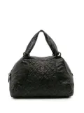 CHANEL Pre-Owned 2009-2010 CC Quilted Aged Calfskin Coco Rider Bowling Bag shoulder bag - Black