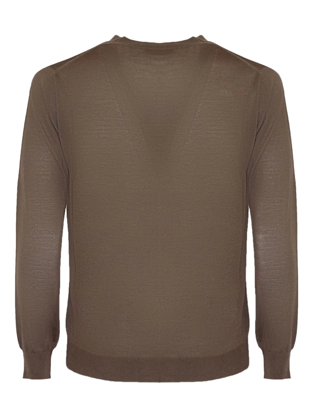 Kangra Cashmere V-neck Buttoned Cardigan In Brown