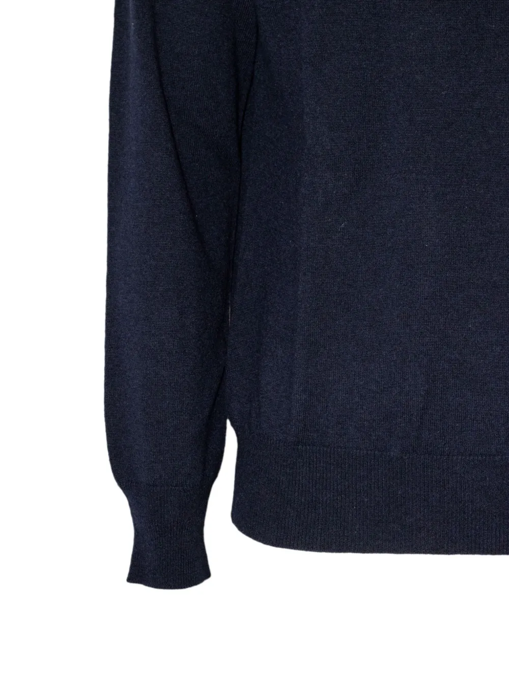 Kangra Hoodie met geribbelde zoom Blauw