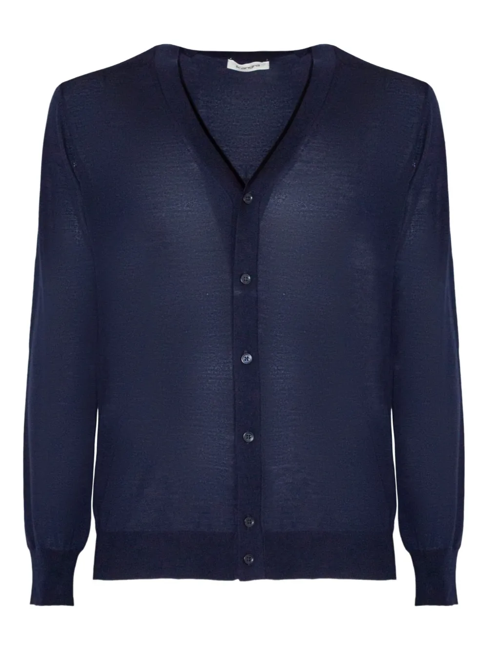 Kangra V-neck ribbed-trim cardigan | Blue | Image 1