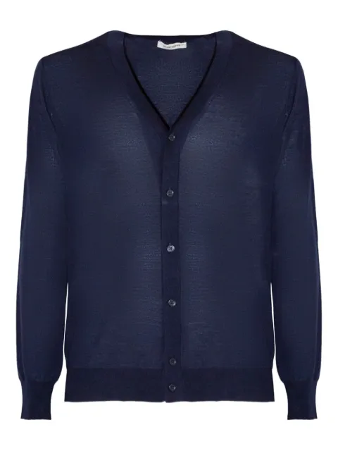 Kangra V-neck ribbed-trim cardigan