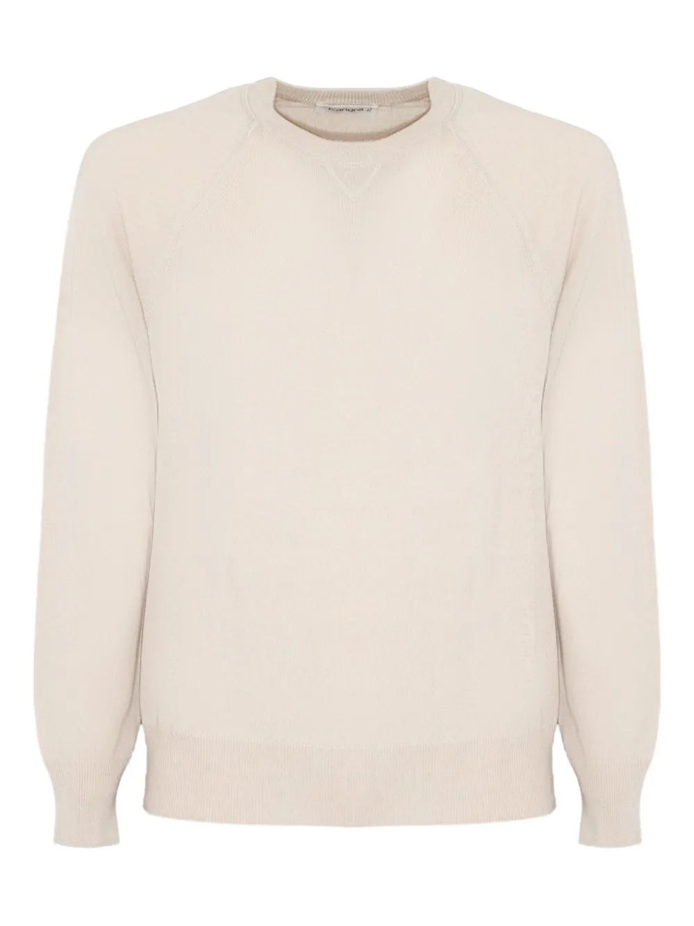 Kangra Cashmere Raglan-sleeve Wool Sweater In Neutral