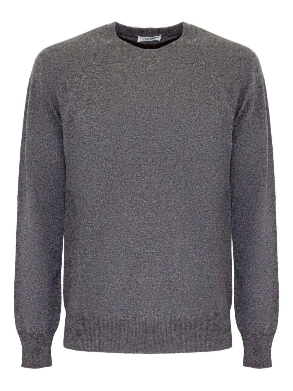 Kangra raglan-sleeve ribbed-trim wool sweater | Grey | Image 1