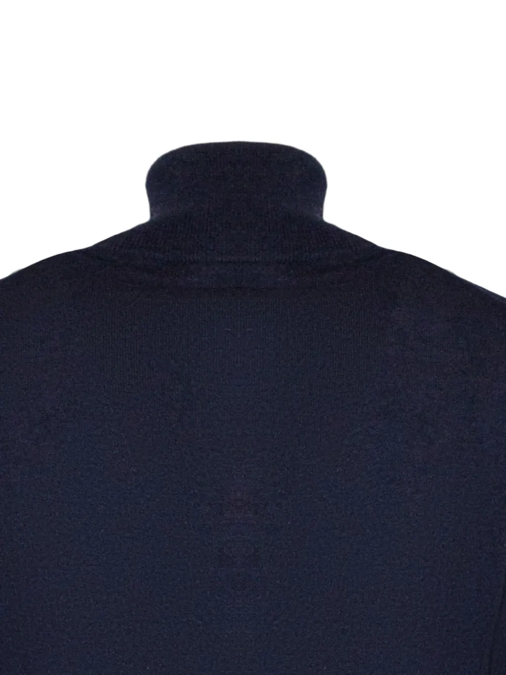 Kangra Vest met col en knoop Blauw