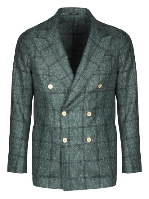 SARTORIO NAPOLI double-breasted check jacket