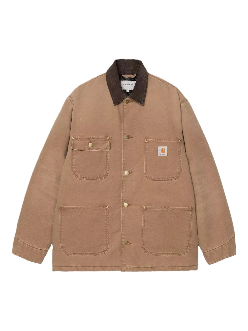 Carhartt WIP OG Chore コーデュロイカラーシャツジャケット - ブラウン Carhartt WIP OG Chore コーデュロイカラーシャツジャケット - ブラウン
