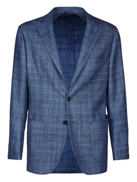 SARTORIO NAPOLI plaid single-breasted jacket