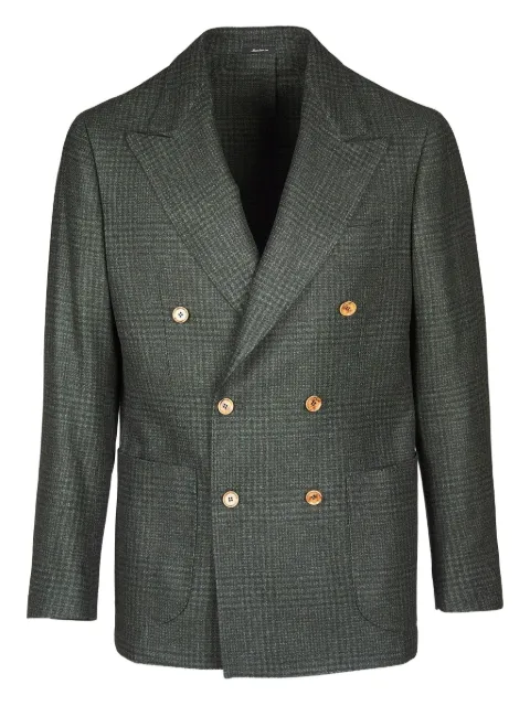 SARTORIO NAPOLI double-breasted check blazer