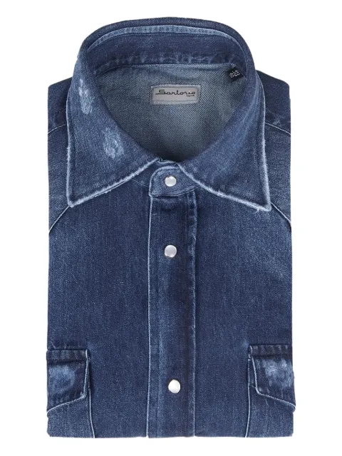 SARTORIO NAPOLI chest-pockets denim shirt