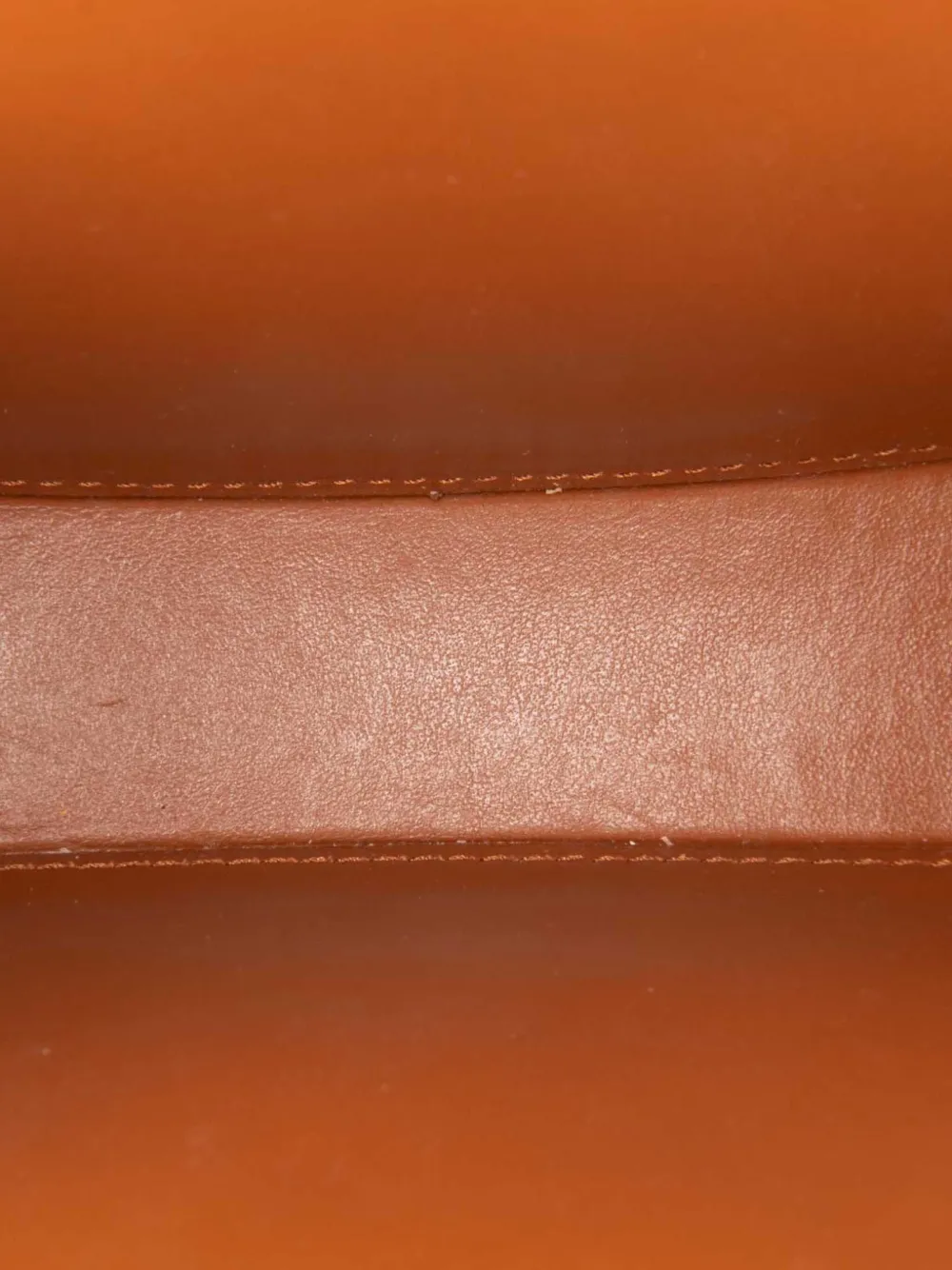 Pre-owned Celine 2022 Small Calfskin Cuir Triomphe Oval Crossbody Bag In Brown