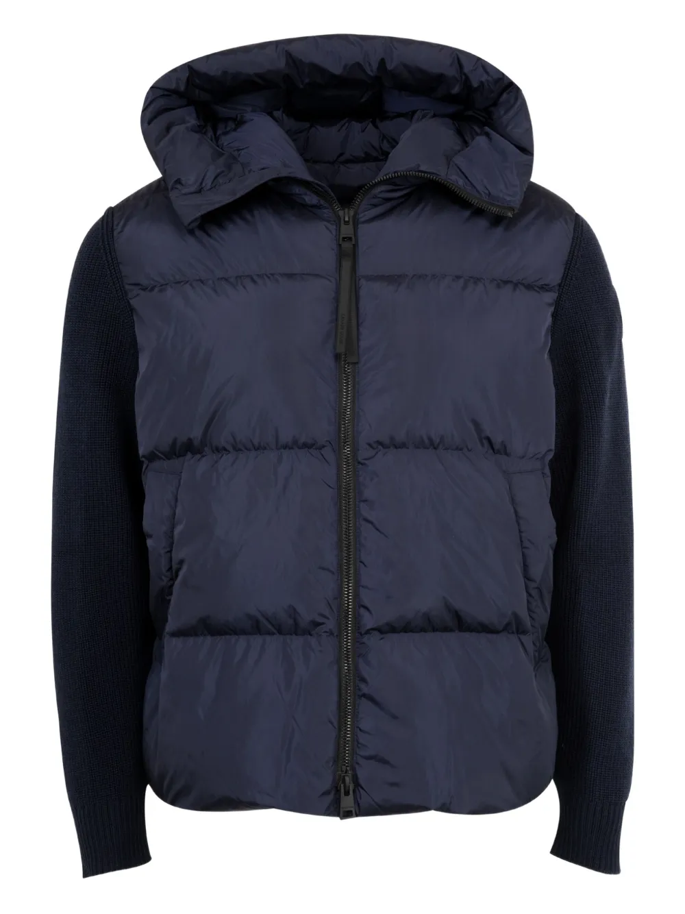 Canada Goose quilted knit-sleeve hooded jacket | Blue | Image 1
