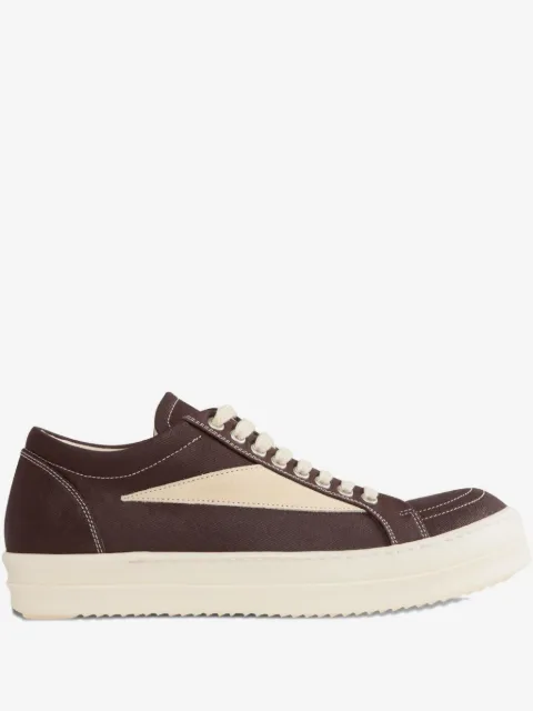 Rick Owens DRKSHDW panelled lace-up sneakers
