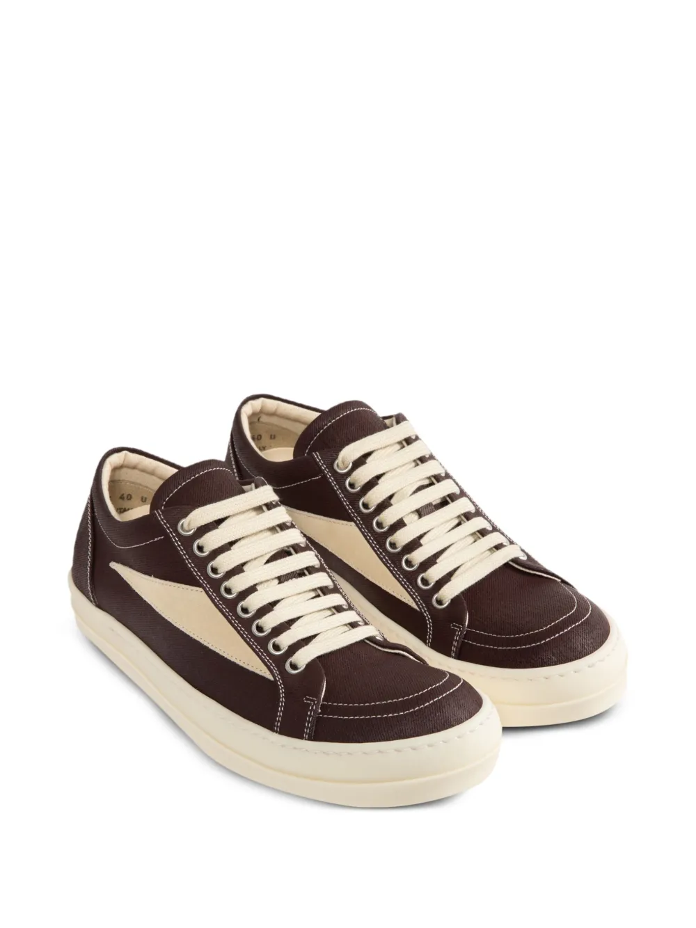 Rick Owens DRKSHDW panelled lace-up sneakers | Low-Tops | Image 2