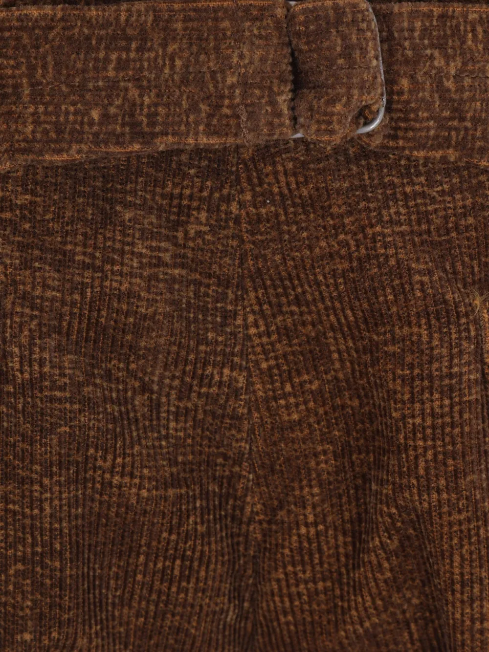 Taiga Takahashi Pleat-detail Corduroy Trousers In Brown