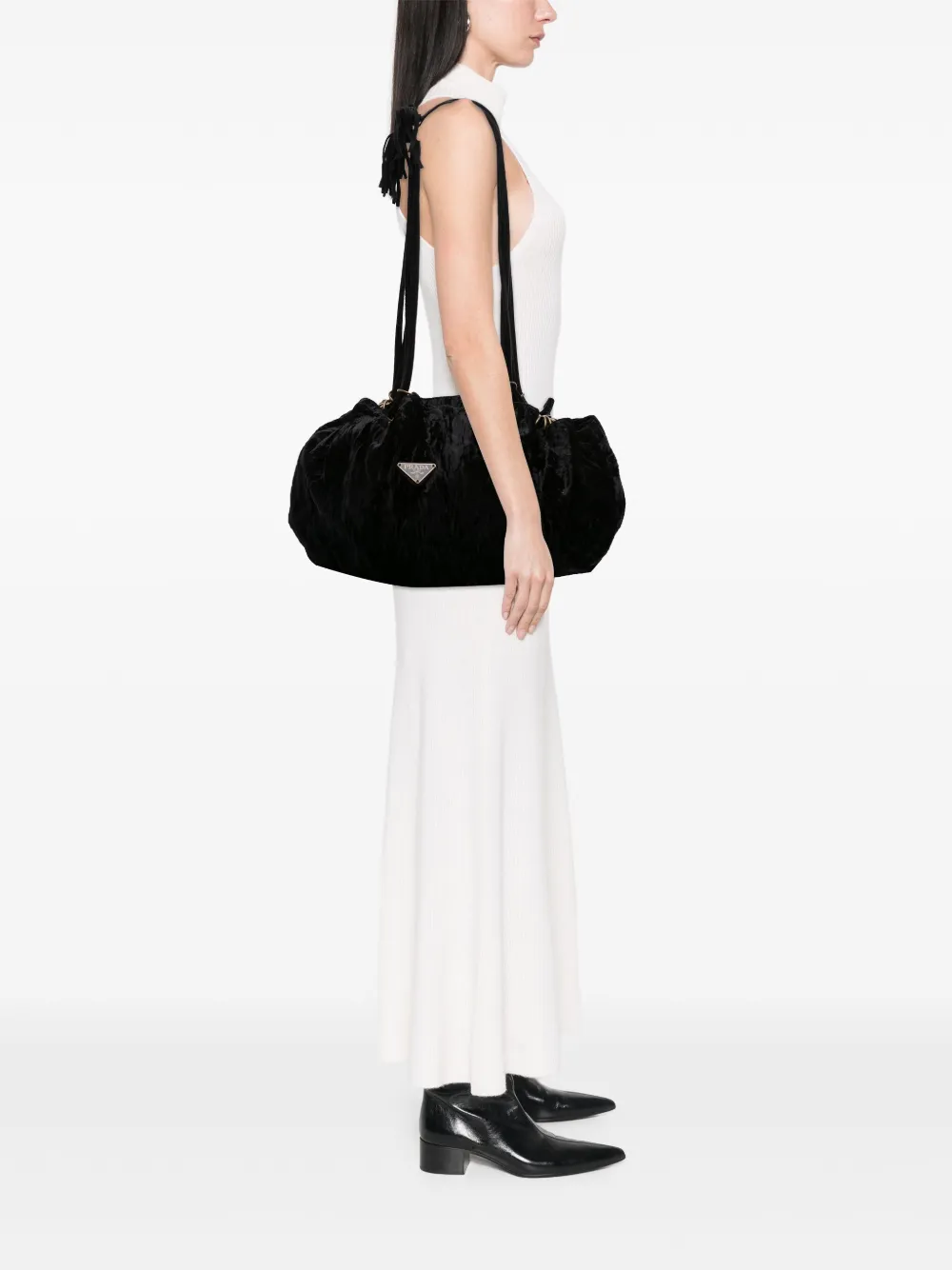 Prada Pre-Owned 2000-2013 Velvet shoulder bag | Pre-Owned | Image 2