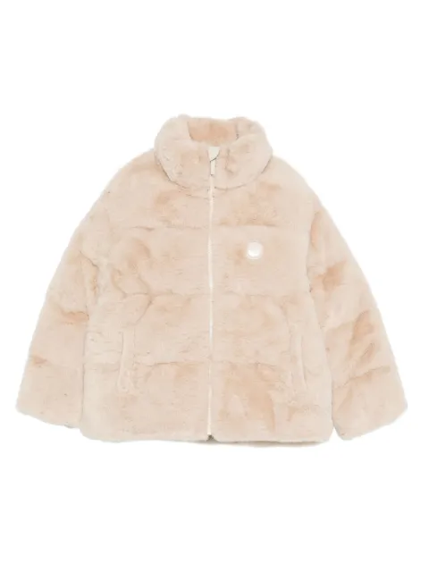 Emporio Armani Kids quilted zip-fastening  jacket