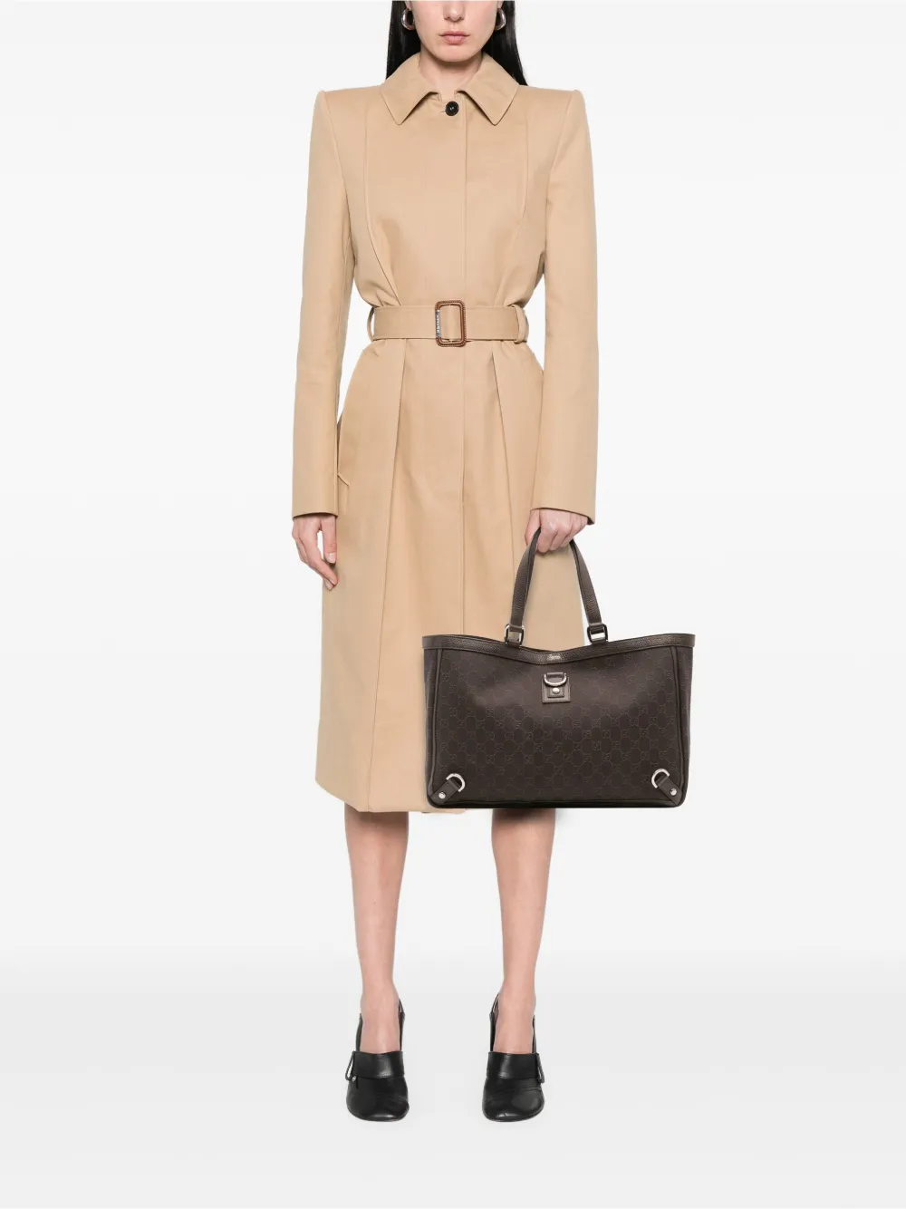 Gucci Pre-Owned 2016-2025 GG デニム アビー Dリング トートバッグ | プレオウンド | Image 2