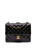 CHANEL Pre-Owned 2021-2025 CC Quilted Patent Frame Flap crossbody bag - Black