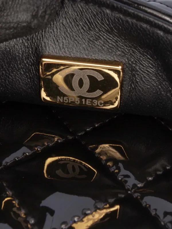 CHANEL Pre-Owned 2021-2025 ココマーク マトラッセ パテント
