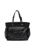 CHANEL Pre-Owned 2006-2008 Paris Biarritz Large Quilted Coated Canvas tote bag - Black