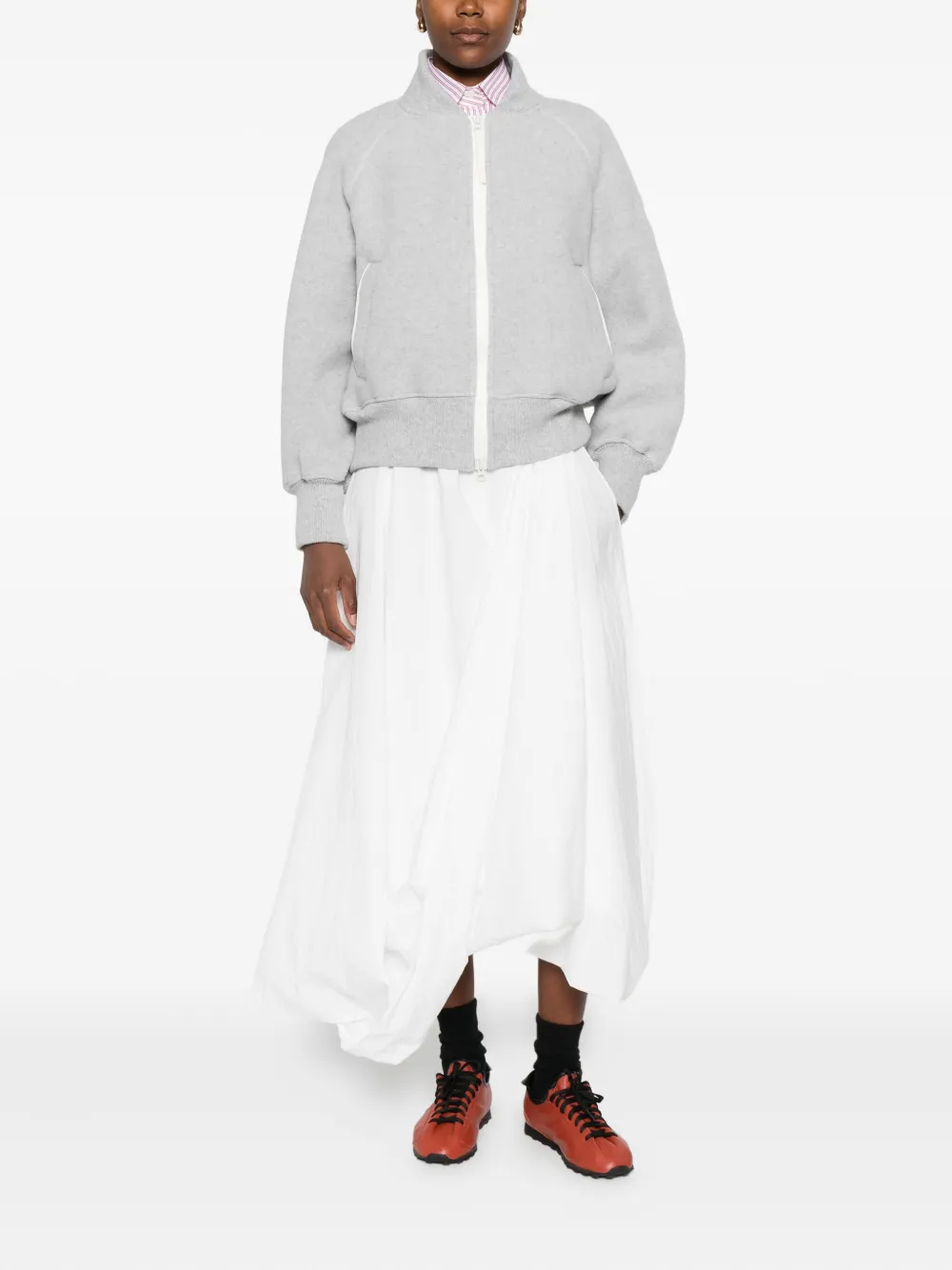 Canada Goose Sierra Zip-front Bomber Jacket In Gray