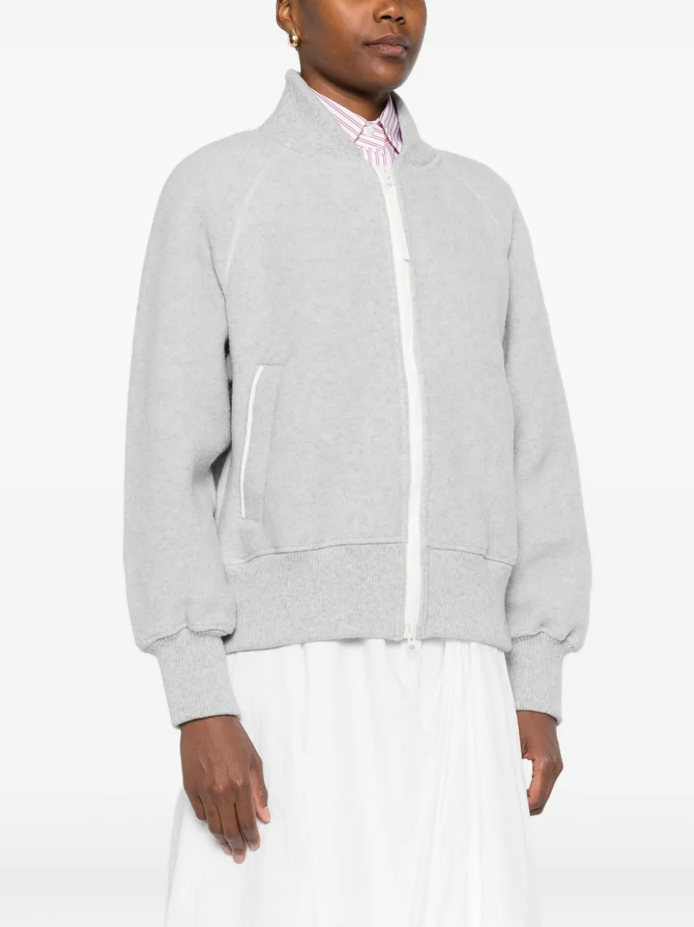 Canada Goose Sierra Zip-front Bomber Jacket In Gray
