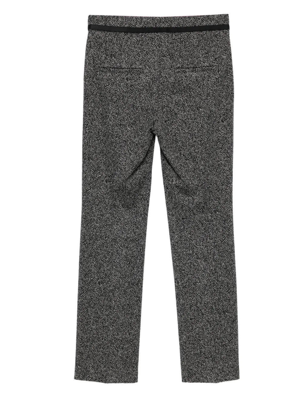 Cambio herringbone-pattern band-detail trousers | Straight-Leg Pants | Image 2