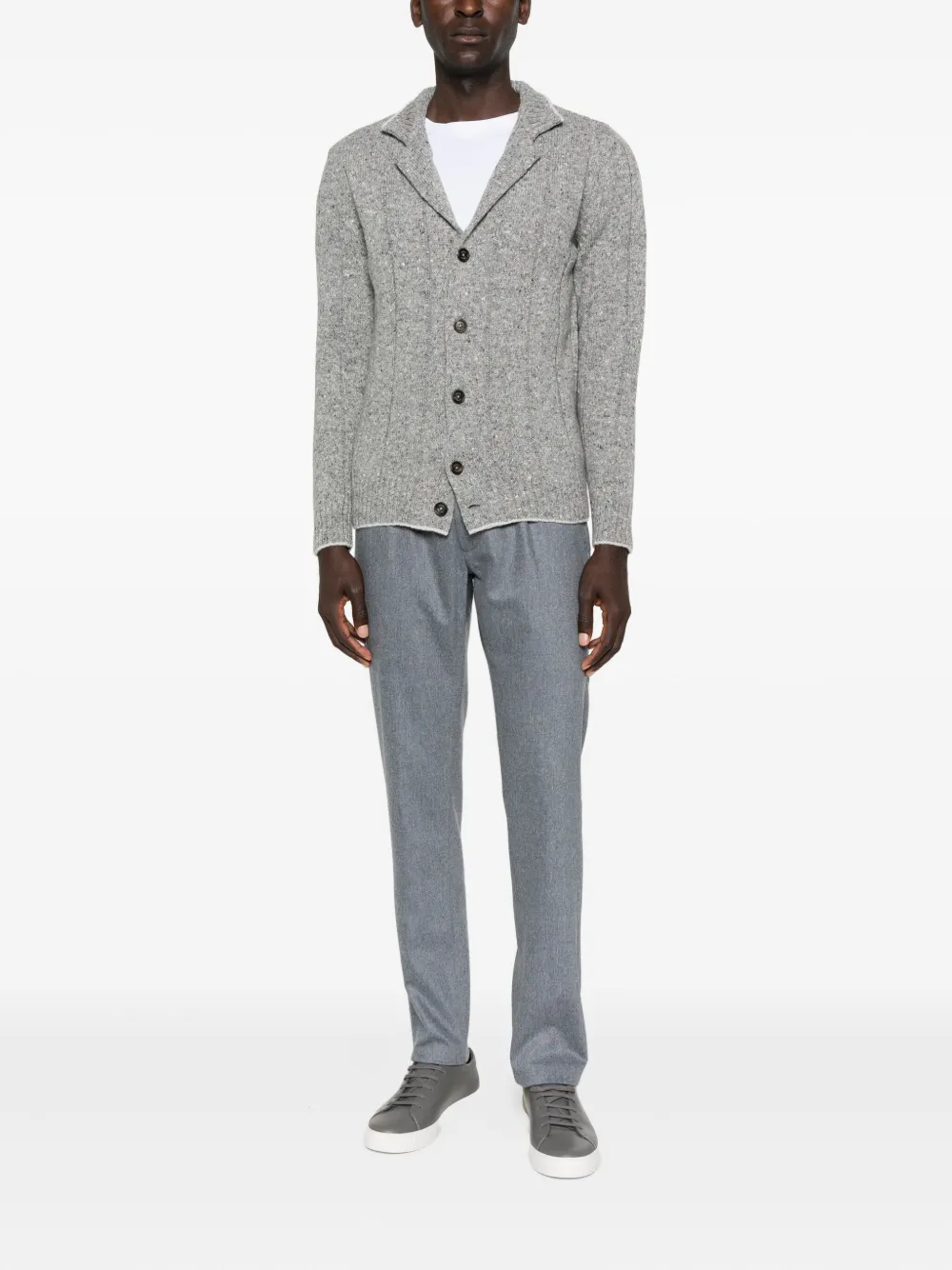 Eleventy speckled ribbed cardigan | Cardigans | Image 2