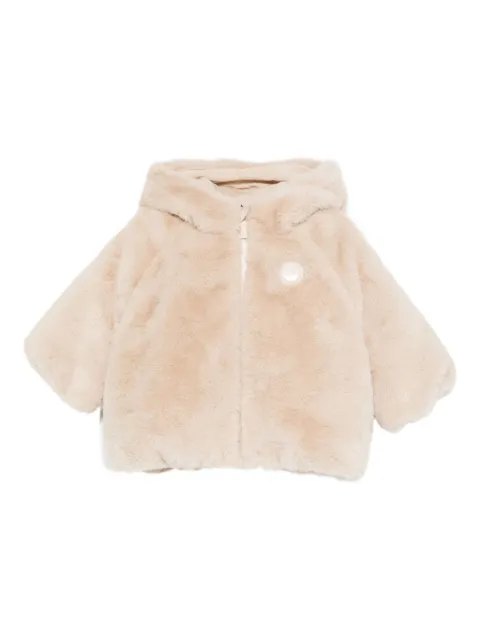 Emporio Armani Kids logo-patch hooded jacket